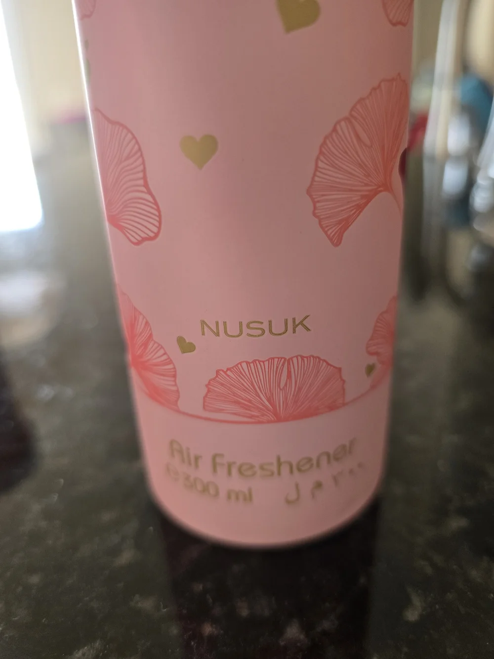 Pink Decorative Air Freshener Spray